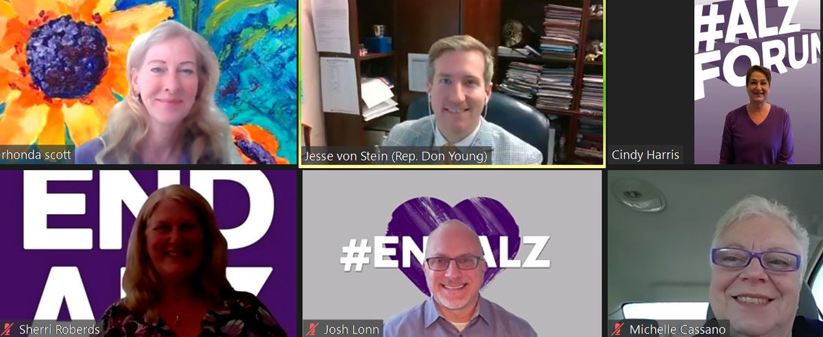 Thank you to Jesse von Stein of <a href="/repdonyoung/">Rep. Don Young</a>'s office for meeting with our Alaska Alzheimer's Advocates yesterday! #EndALZ