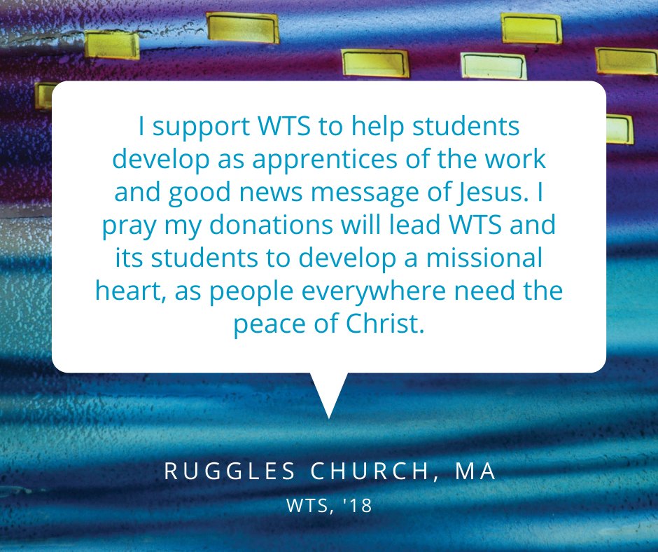 westernsem's tweet photo. 2018 Alumnus Ruggles Church shares why he supports the work of WTS below. Join us on June 8th for our "Day of Giving" and share your #WhyWestern story! https://t.co/t6VlrQPCSR https://t.co/Yx6Wq54OcJ