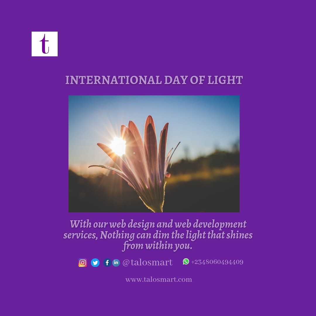 talosmart's tweet image. We all need light 🔆 

 Humans

Plant 🍀

Animals 😻

The universe can&apos;t survive without the light 🔆

#BusinessNews #webdevelopment #WebdesignProvidence