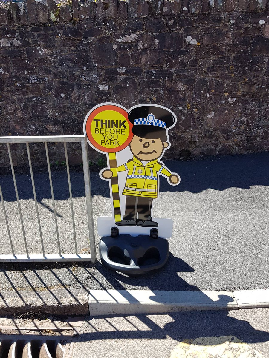 PCSO Linda was at Dunster School this afternoon with the parking buddy.
The Children enjoyed seeing my helper today. #parkingbuddies #roadsafety