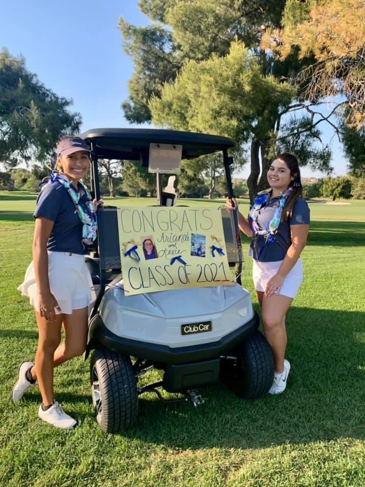 GirlsVista's tweet photo. Congrats to our girls for their win against MV yesterday! We also celebrated our two seniors, Lexie and Arianah for senior night💙💛 One last game against Mesa on Thursday and then it's League Prelims @ Pala Mesa https://t.co/mQ9GSVNPDc