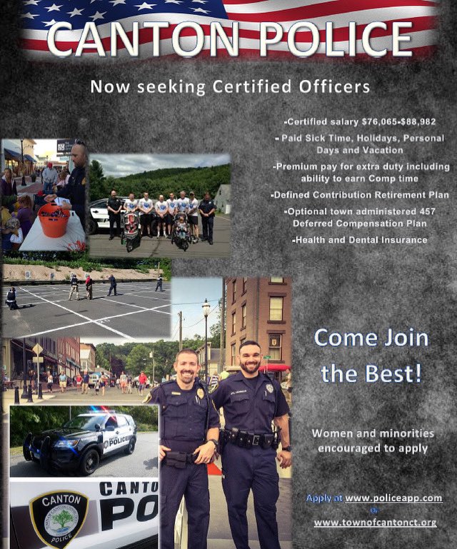 Canton CT Police tweet media