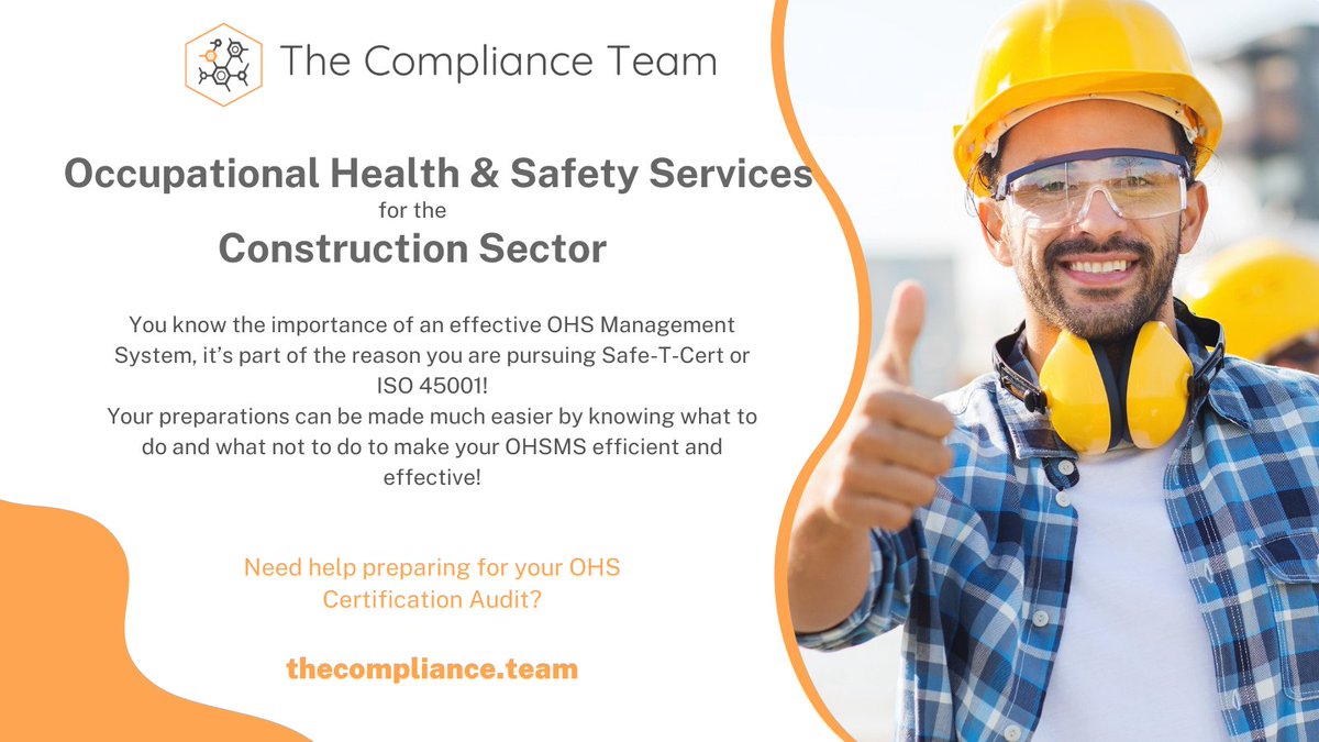 DComplianceTeam's tweet photo. #HealthandSafety obligations are applicable in every business, from office based to #manufacturing and #construction businesses. Companies are obligated to comply with ever increasing levels of #regulation and the consequences of #noncompliance are also ever growing. https://t.co/e412IDhKM0