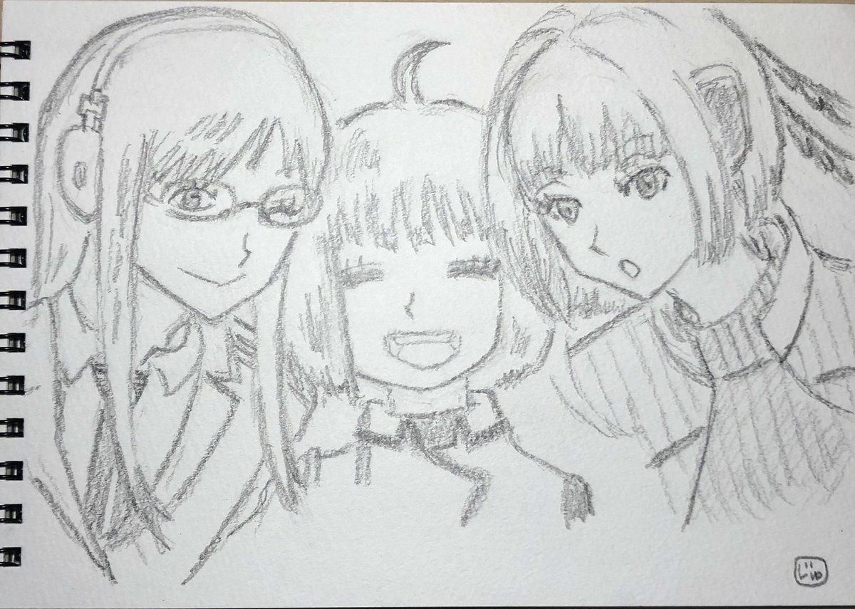 今日は玉狛Girls❤️

#ワールドトリガー
#雨取千佳 #小南桐絵 #宇佐美栞
#イラスト #ワートリ
#illustration  #WorldTrigger 