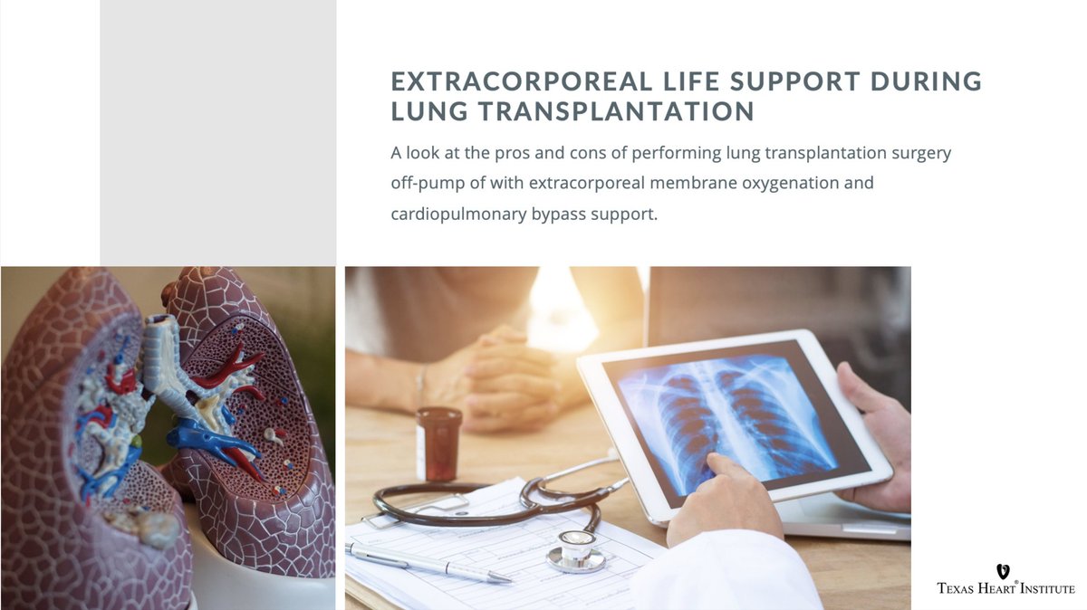 Extracorporeal life support during lung transplantation | #THIPubs @badassladysurgn @JCoselli_MD #IJTCVS #IACTS Learn More: doi.org/10.1007/s12055…