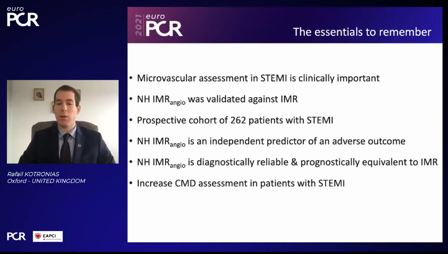 Proud to have presented at the #EuroPCR <a href="/PCRonline/">PCRonline 🫀</a> Late Breaking Trials Session my work on angiography-derived IMR (IMRangio) to predict long-term outcome in STEMI in the OxAMI <a href="/OxfordBRC/">NIHR Oxford Biomedical Research Centre</a> 👉course.europcr.com/vod/non-hypera…