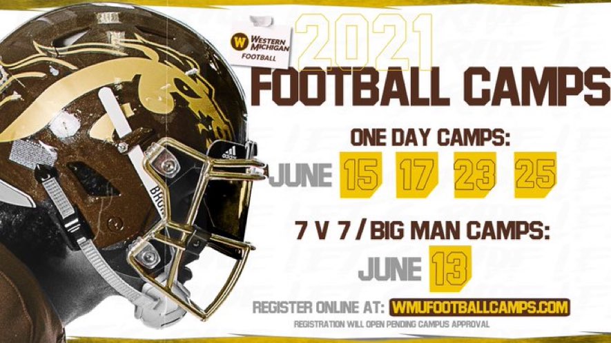 Camp season is right around the corner. Can’t wait to have future Broncos at Waldo Stadium! #GoBroncos