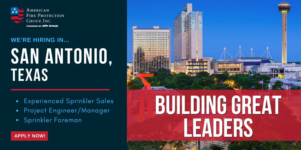 afpgusa's tweet photo. AFPG is hiring in San Antonio, TX! We are currently seeking to add an several experienced and passionate salespeople to our San Antonio team.

If you are… 

•Customer-focused 
•Results-driven 
•An effective communicator
•Trustworthy and honest
•Organizationally savvy  
 ... https://t.co/sOk7JBwvL6