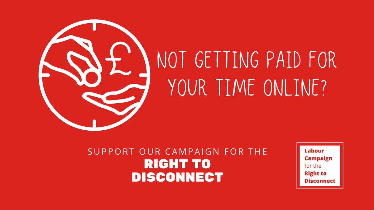 Lab_Disconnect's tweet image. Not getting paid for the time you spend doing work online?

Pre-pandemic, UK employees contributed £35 billion of unpaid overtime every year, much of which took place online (analysis by @The_TUC).

#RightToDisconnect