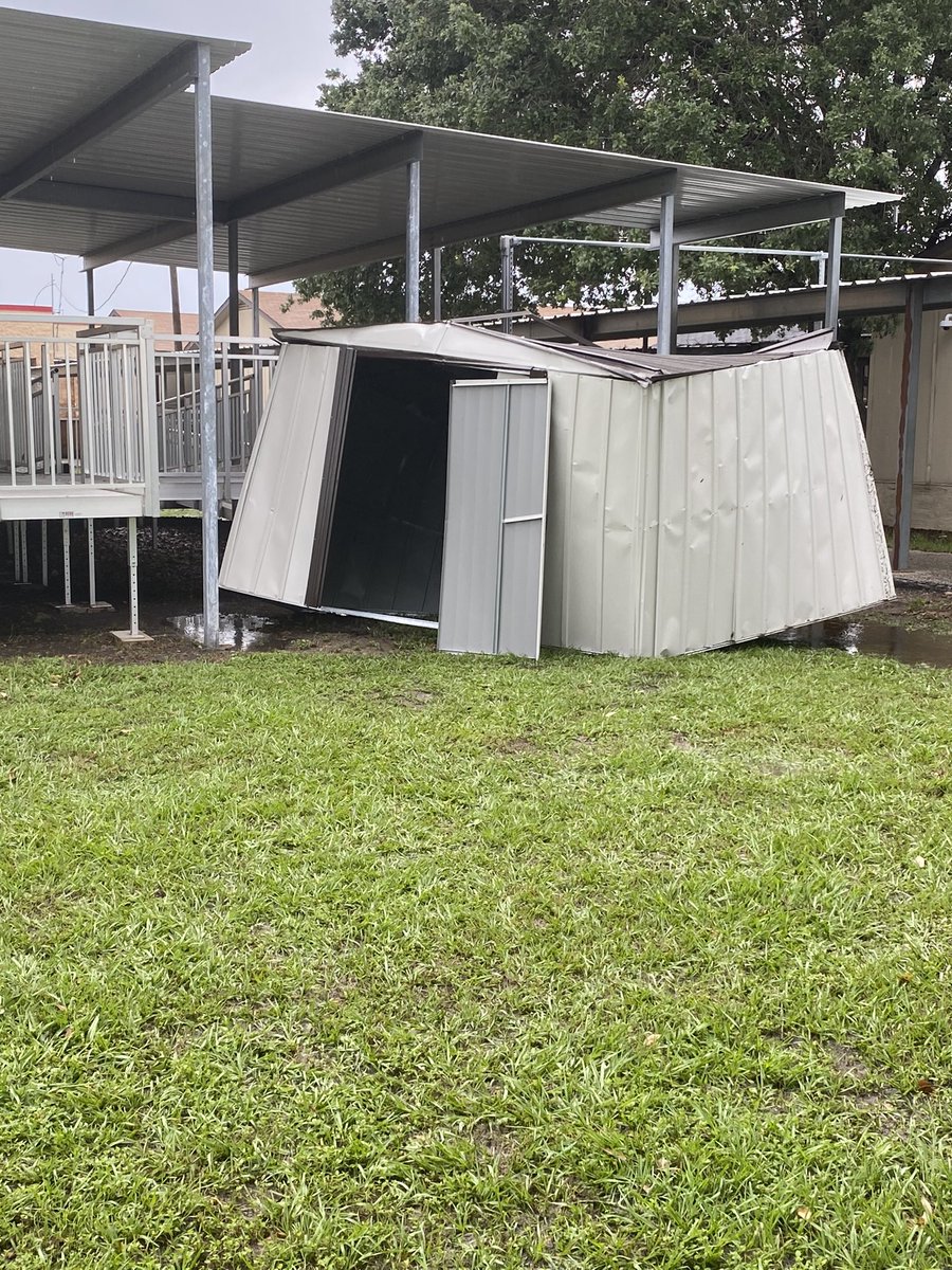 Goodness 💔 😭 Our Shed is destroyed. #gardening #tragedy #texas #GardeningTwitter #GardenersWorld