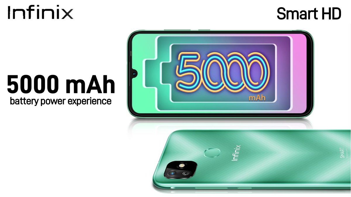 InfinixNigeria's tweet photo. Tell us something more cooler than a phone you don't have to keep charging every hour.
The #InfinixSmartHD is that phone with a Smart 5000 mAh battery power experience
Still available at accredited retail stores around you https://t.co/4zjzbPjXy5