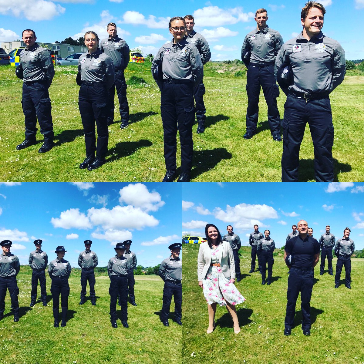 These Tri-Service Safety Officers are here at HQ for their 2 week assessment. 7 now in post &amp; 7 in training. We wish them well 🚒🚑🚓👏👍#TriServiceSafetyOfficer #cornwall #devon #visiblepolicing more on the role devon-cornwall.police.uk/news/behind-th…