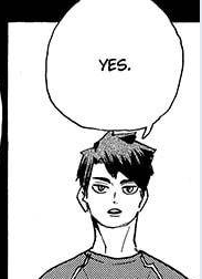 AHSDHAHDH I CANT BELIEVE HES THE FUNNIEST CHARACTER IN HAIKYUU 