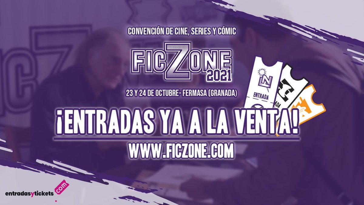 FicZone's tweet photo. 🔴¡¡¡ENTRADAS YA A LA VENTA!!!🔴

Desde hoy hay 2000 entradas disponibles. Por cuestión de previsión de aforo el número de entradas disponibles será limitada y no podemos asegurar que haya en taquilla.

¡Nos vemos el 23 y 24 de Octubre! 😎

➡️https://t.co/ZtcqscVUj2 https://t.co/sMvuhZxY9J