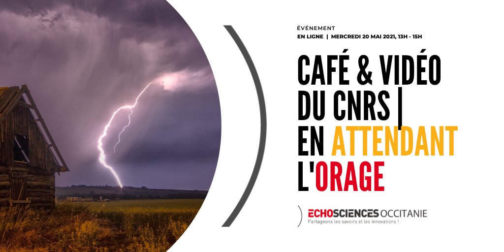 EchoSciSud's tweet photo. 🌩️ Chasseur d'orage professionnel : c'est le métier fascinant de Xavier Delorme @Temps_d_orages que nous propose de découvrir le @CNRS_OccitaniE demain sur la pause café !

Ne manquez pas le direct 👇
⚡️https://t.co/q61w9utJP5 https://t.co/nmmTSJpTkw