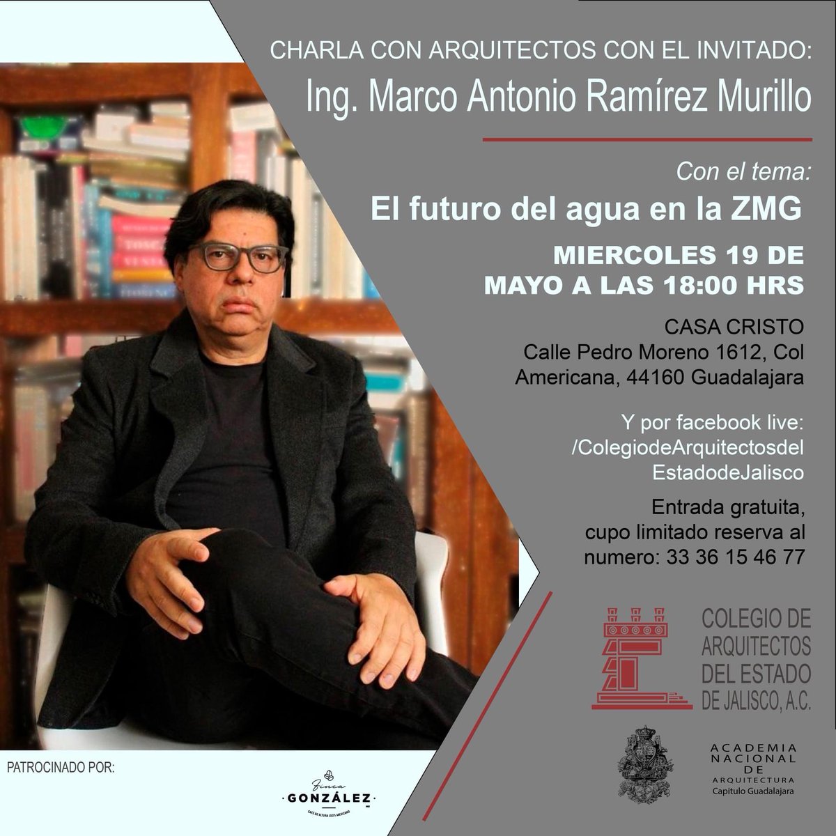 AGUA para la ZMG , charlemos hoy 18:00 hrs. ⁦<a href="/aguayciudadmx/">Agua y ciudad México</a>⁩