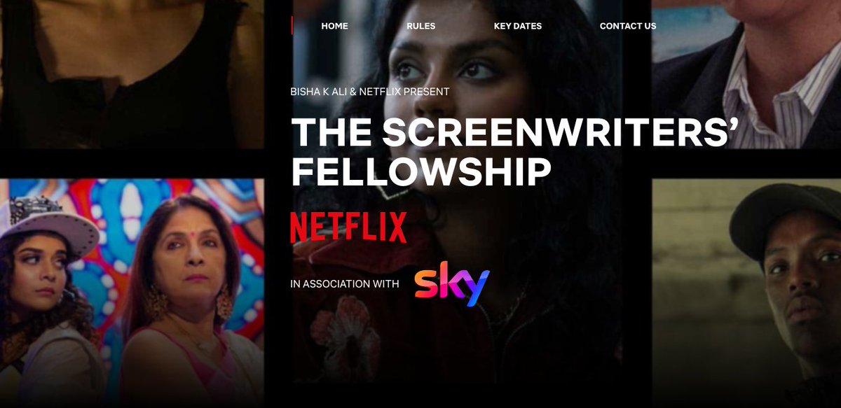 The new <a href="/NetflixUK/">Netflix UK & Ireland</a> Screenwriters Fellowship in association with @skyTV is now accepting submissions. Applications from writers of Black, Asian and other racial and ethnic backgrounds that are under-represented in the High-End TV and film industry. netflixscreenwriters.co.uk