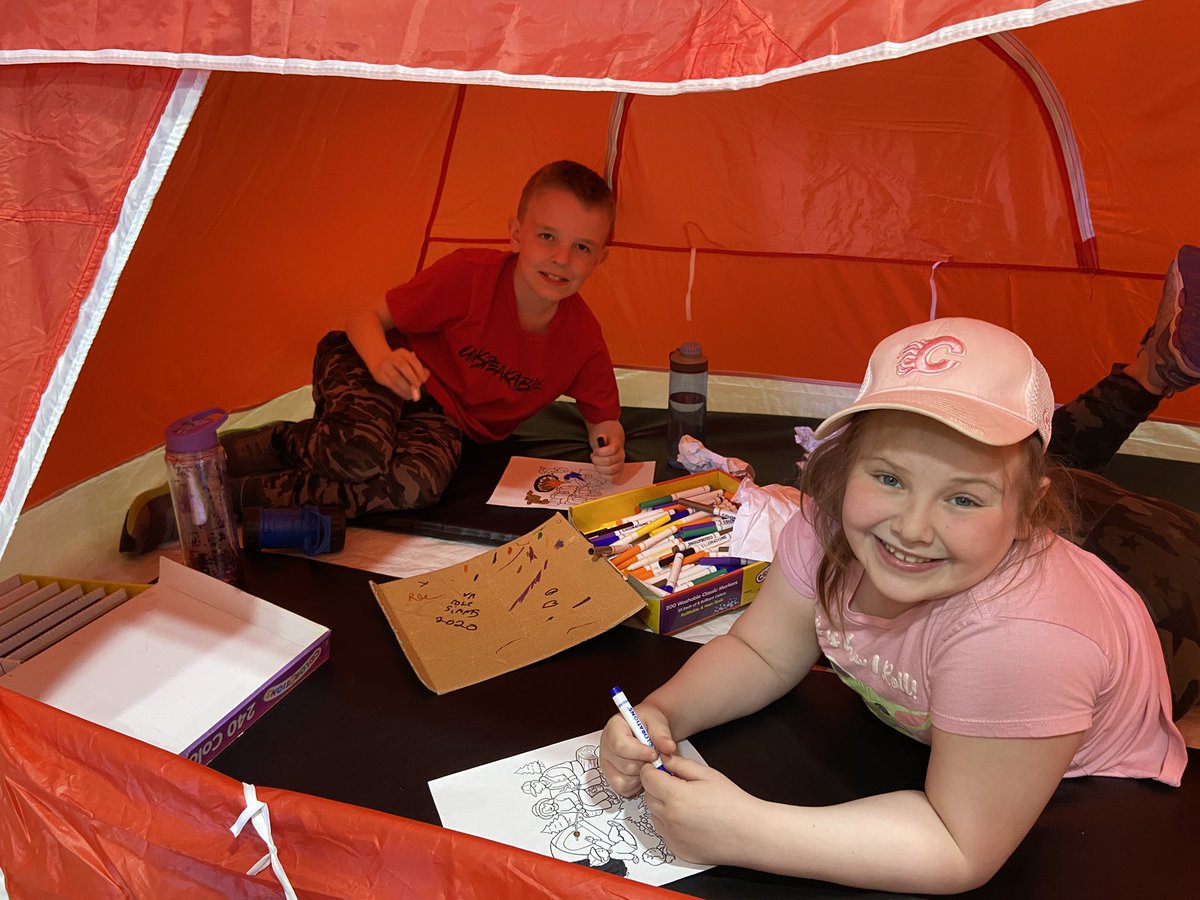 TEMstars's tweet photo. What a time we’ve had camping this afternoon!! https://t.co/5ltrjX62X6