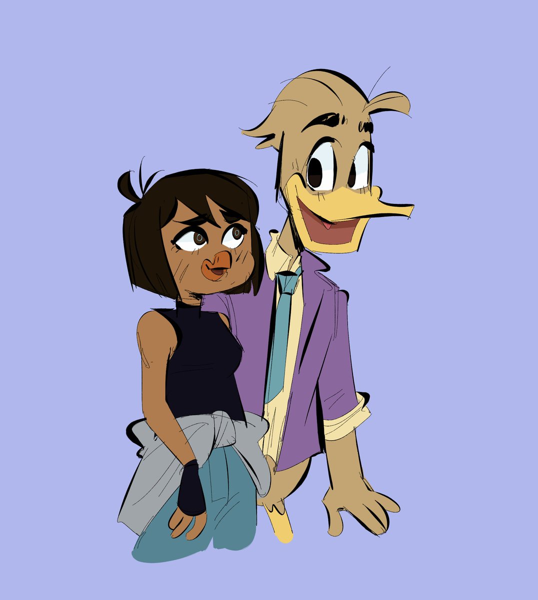 harpyeda's tweet photo. (ducktales legacy fendra)
i hope everyone likes the purple blazer as much as i do https://t.co/X2toKafs5j