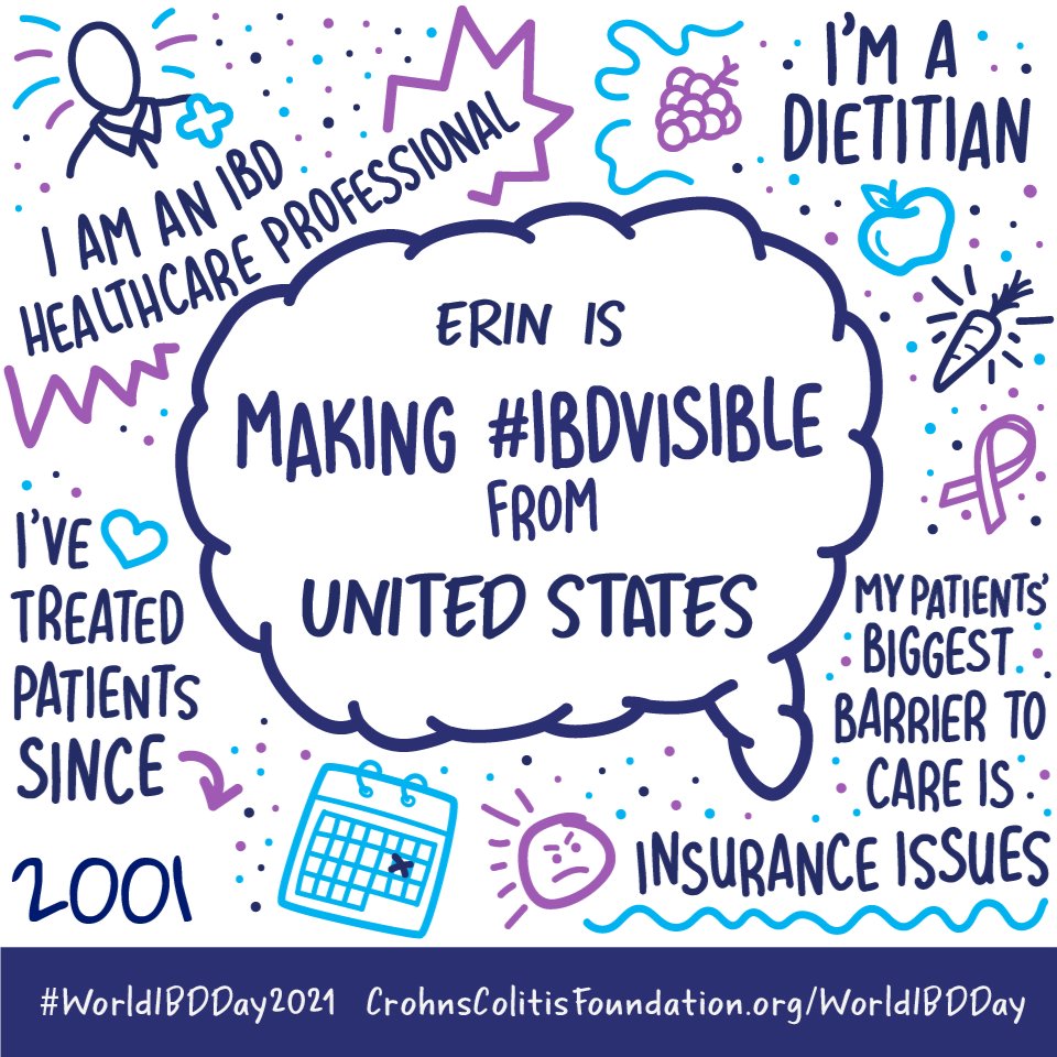 #worldibdday2021 Who is joining <a href="/GIdietitian/">Kelly Issokson MS RD LDN (she/her)</a> and I in taking the #EEN challenge?  Raise awareness, learn about our patients experience and stand in solidarity with our IBD warriors!