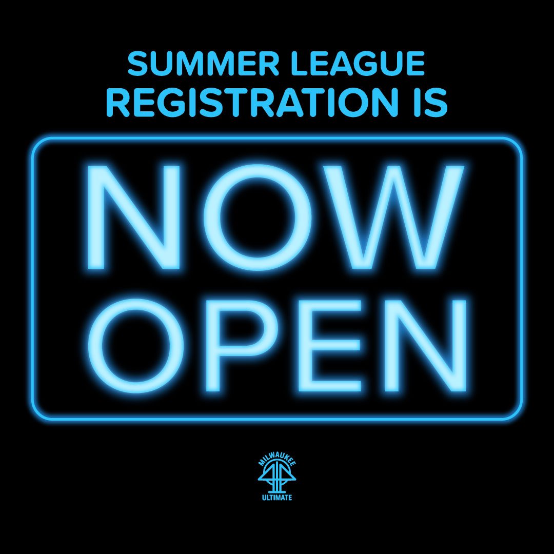 Yay! The wait is finally over. Sign up now! milwaukeeultimate.com/e/2021-summer-…