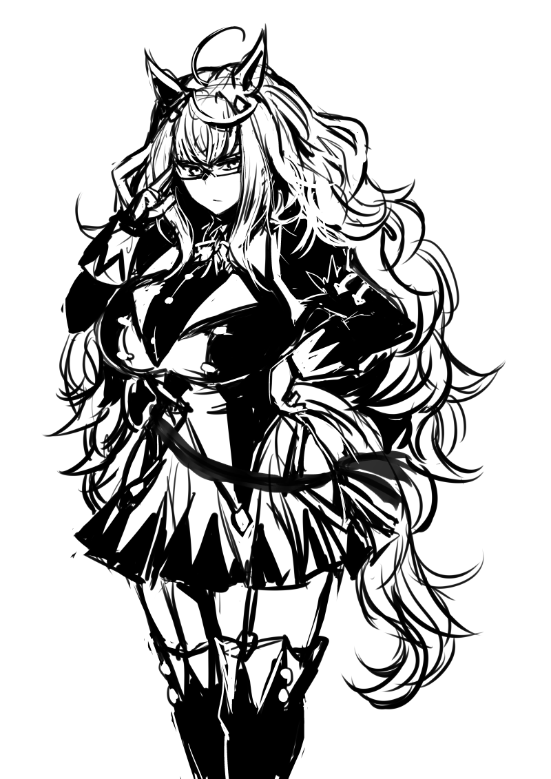 【再掲】ビワハヤヒデ結構描いてた。 