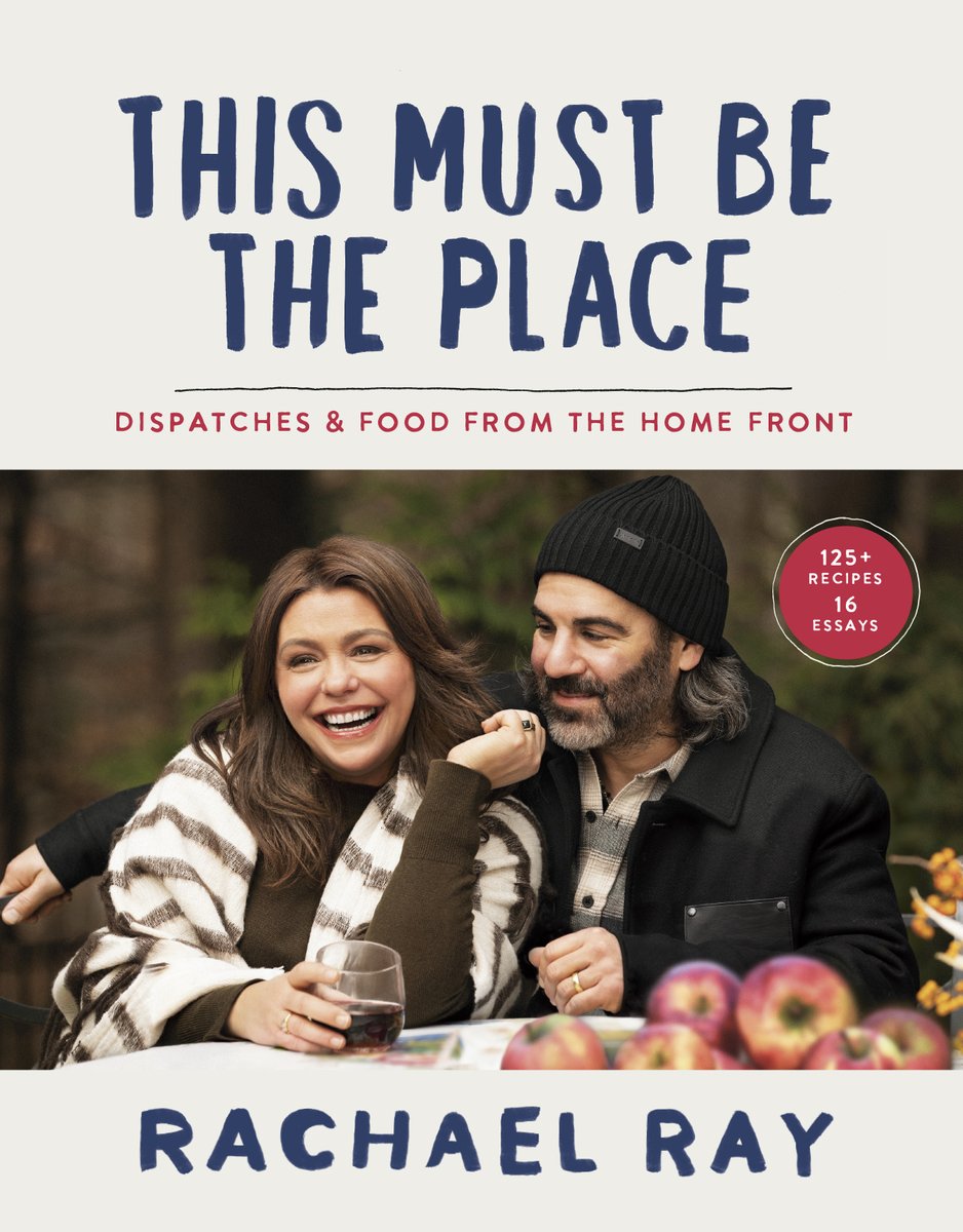 Big news! 📚 Rach's NEW book, filled with 125+ recipes straight from her home kitchen and essays on gratitude, loss, and the lessons of the past year, is coming this October! Pre-order your copy today at rachaelray.com/pages/this-mus….
#ThisMustBeThePlace 🏠