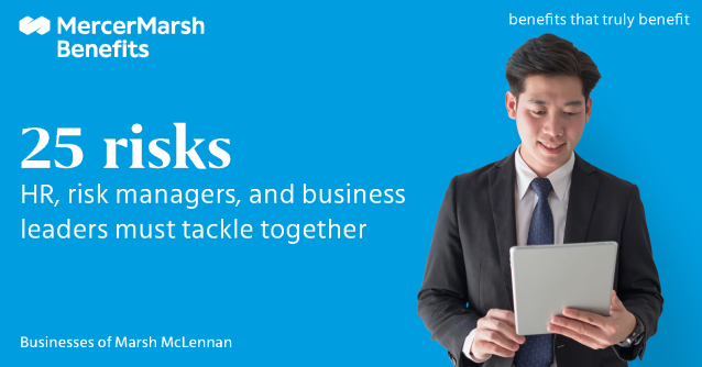 While people are a company's most important asset, they can also be a source of #risk if not properly managed. Discover the top #risks that #HR, risk managers and #business leaders must work as a team to address. #Health bit.ly/2Rzghkd