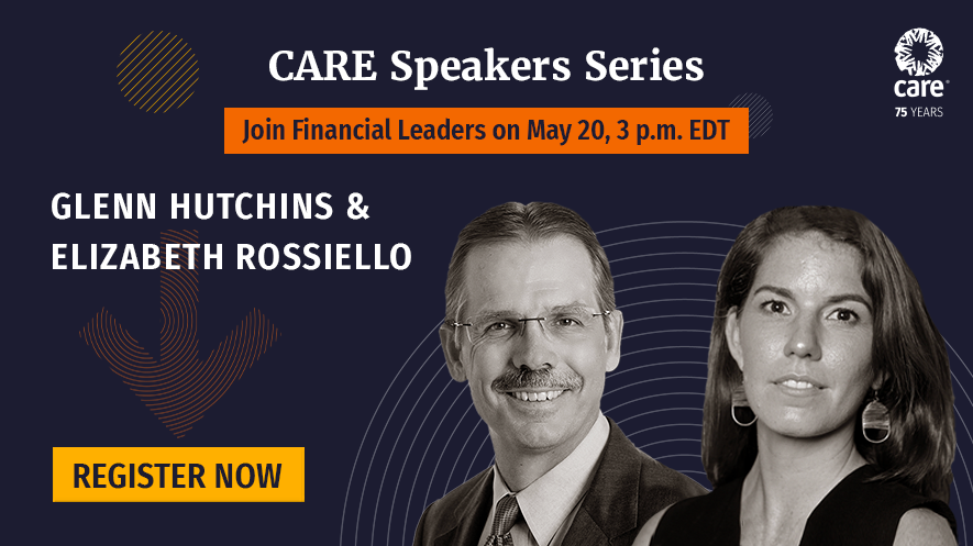 CARE's tweet photo. How will the future of humanitarian work combine with new developments in digital currency to unlock the potential of countless people living in extreme poverty? Join this discussion on 5/20. Register today! https://t.co/Ij3owBeANN #CARE75 #MomentsofCARE https://t.co/9iDbTSm2Ap