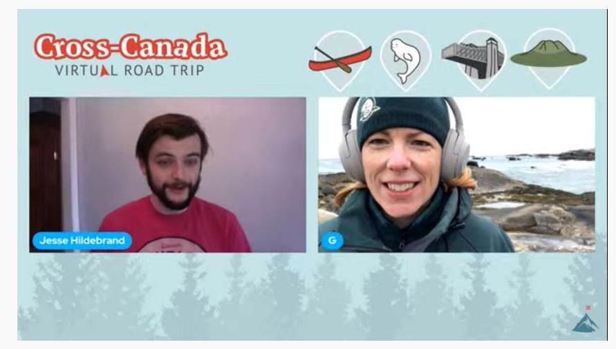 ParksCanada_NS's tweet photo. Did you miss Audrey and Gabrielle's virtual beach program from #KejimkujikSeaside? Catch the replay of this and all the stops on the Cross-Canada Virtual Road Trip here: https://t.co/vPq2iedxah #ParksFromHome @EBTSOYP @ParksCanada @CanGeoEdu https://t.co/T72mVhG9y1