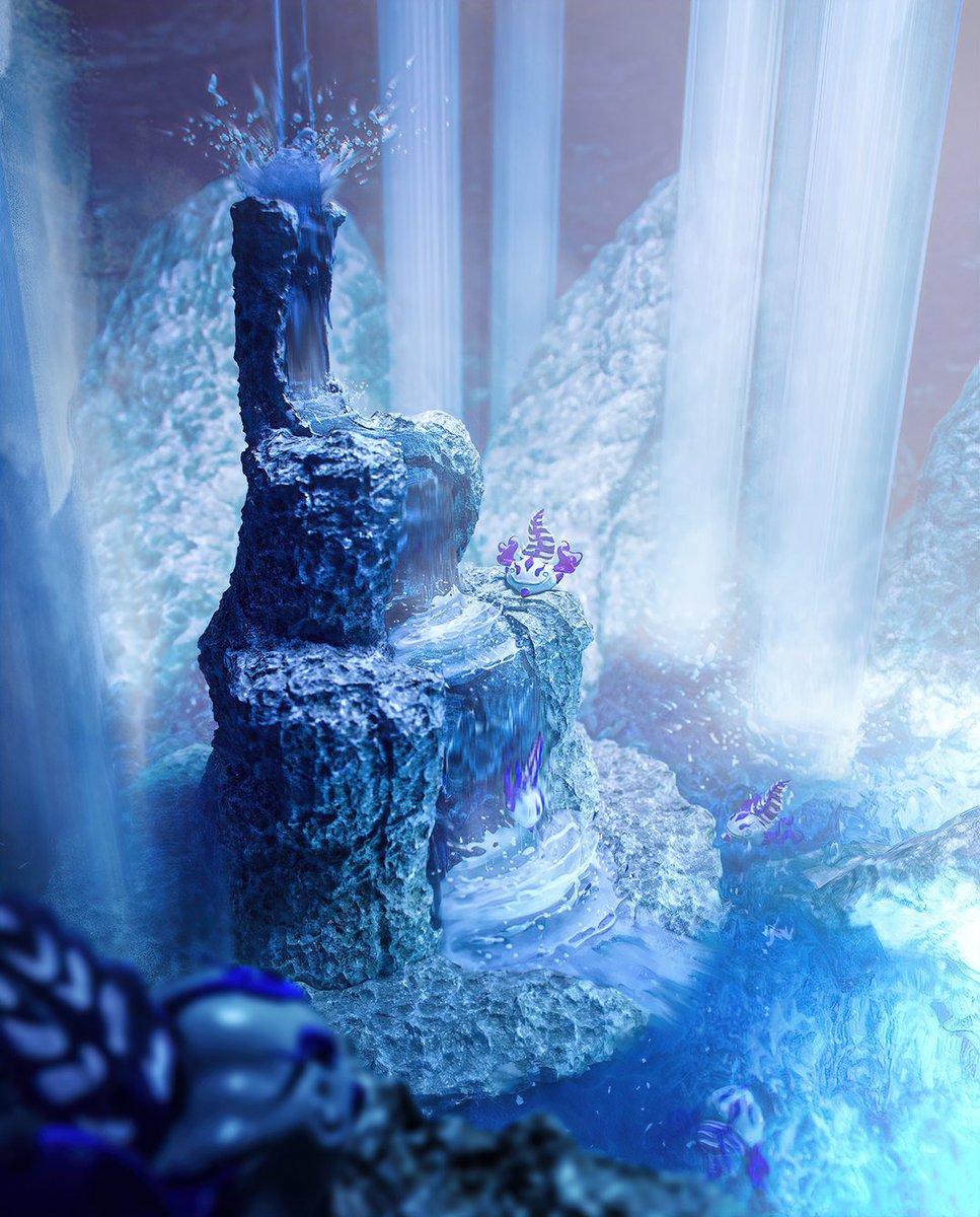 CryptimonNFT's tweet photo. "Having spent most of its early life roaming the depths of the Aqua realm, Keko’s love for water means it will try to dive into any ocean, river or puddle it sees, no matter how deep" #cryptimon #NFTcollectables #NFTstory https://t.co/EZLMdtBets