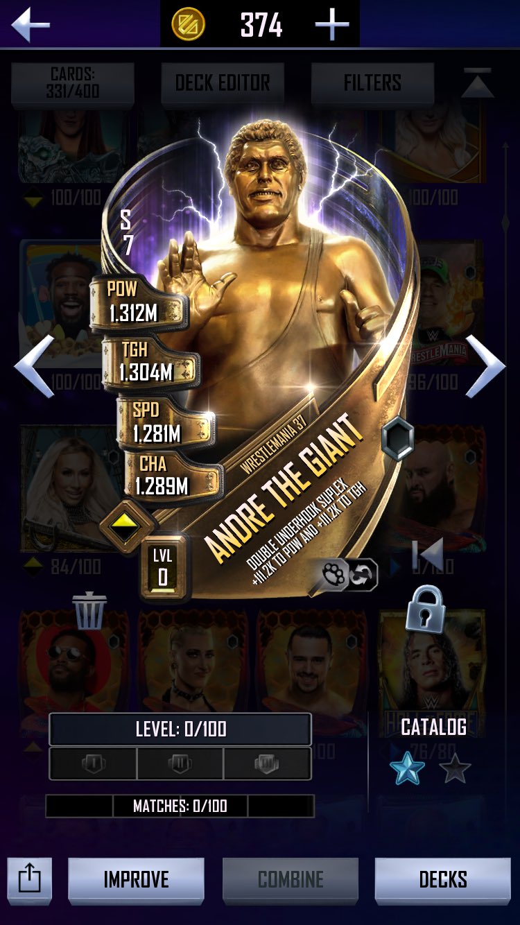 I am so happy right now. Pulled Andre the Giant on his birthday 