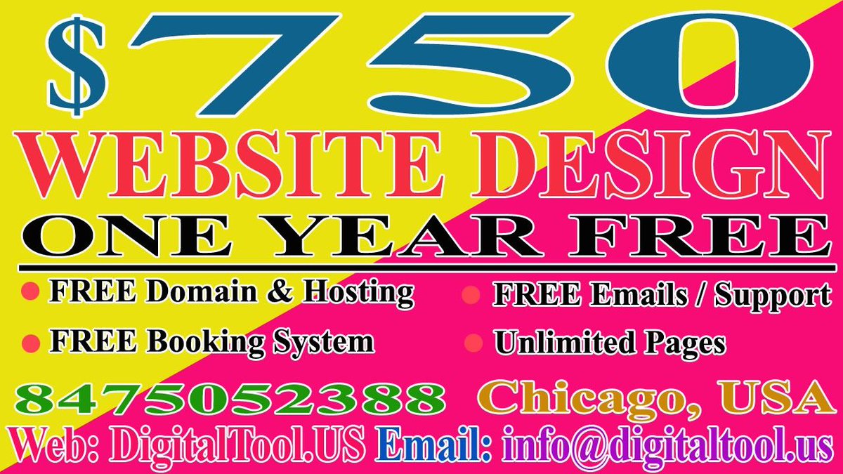DigitalToolUSA1's tweet photo. $750 WEBSITE DESIGN &amp; DEVELOPMENT #seo #smm #ppc #wordpress #SEM #startup #websitedesigning #websitedevelopment #webdesign #website #webdesigner #digitalmarketing #websites #webdevelopment #websitedesigners #design #webdesign #webdesigns #webmarketing #ecommerce #startup https://t.co/W4s8BUMa6Q