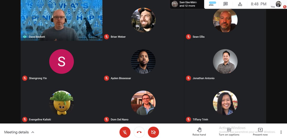 Thanks a lot, @TwitterSRE, <a href="/mistermocha/">💉💉💉 I'd rather be outdoors</a> for hosting this #SRE meetup, and <a href="/dajobe/">Dave Beckett</a> for the great presentation, it was very informative! I really enjoyed listening to you all and appreciate the time-zone friendliness!