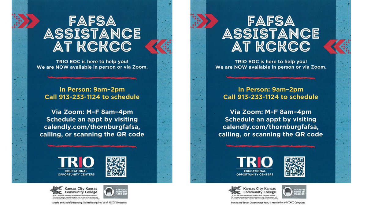 Need help with your FASFA?  It's not too late!  Contact  Laura Thornburg at 913-233-1124!  Who doesn't like FREE $$$$$?  #KCKCCProud