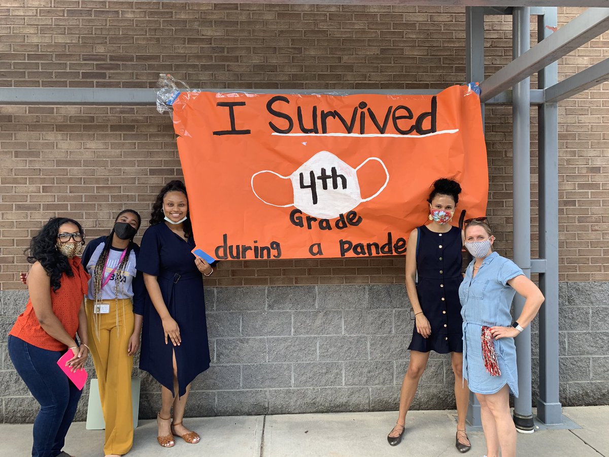MsDejaHall's tweet image. What a year! Who would’ve thought a  rookie teacher,  new to 4th grade would find such amazing kids and an incredible team. I am more grateful than my words could ever express for the love, encouragement, and bond that has been built this year❤️🙏🏾#4thgradeteam #4thgradeROCKSTARS