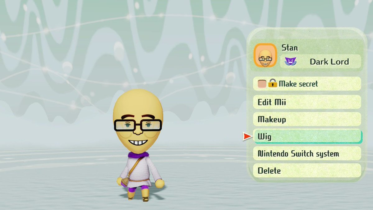 Here are some Mii's with lenses in their frames. Credit goes too