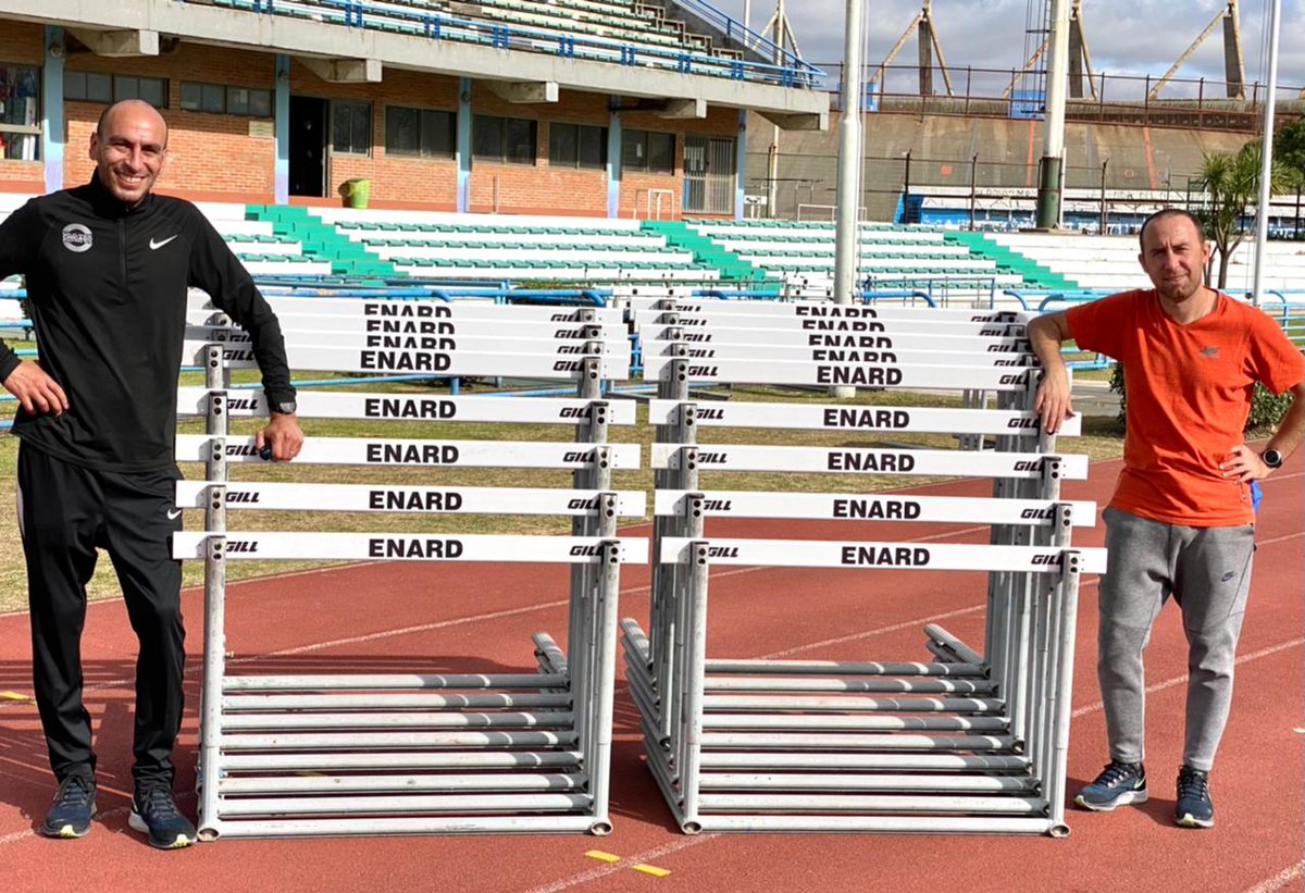 La Federación de atletismo mejorando su equipamiento. Felicitaciones!!!!!
