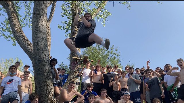 soupcampbell10's tweet photo. After a great lift, Wahconah Football hits the rope swing!  Eat the heat!  Go Blue! https://t.co/HB7vog4g0x