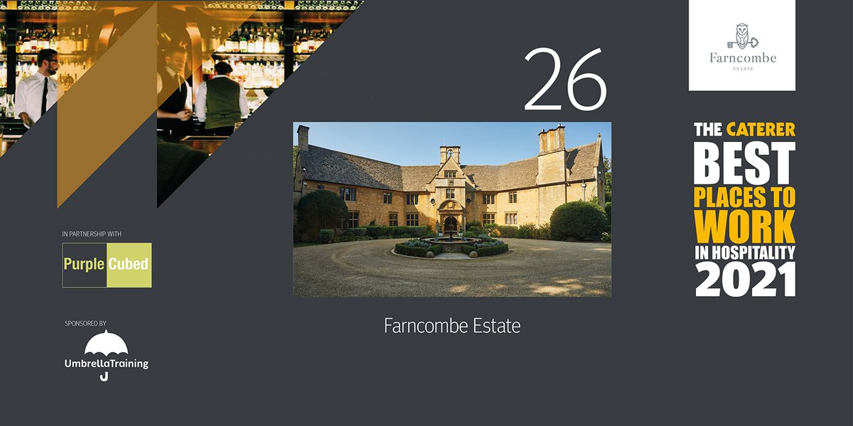 The 2021 top 30 Best Places to Work in Hospitality, sponsored by <a href="/UmbrellaTES/">Umbrella Training</a> and in partnership with <a href="/PurpleCubed/">Purple Cubed</a>, have been revealed... Congratulations to <a href="/FarncombeEstate/">Faces of Farncombe</a> for taking the 26th spot!