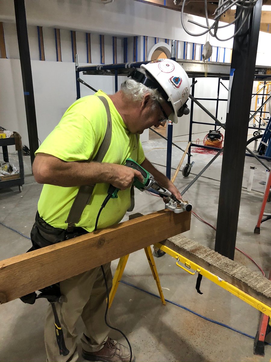 luxconst's tweet image. Proud members of the Carpenters Union and a Women Owned business! Carpentry at its finest.