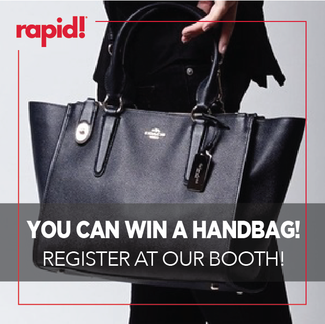 rapidPayCard's tweet photo. Don't forget to stop by our booth for a chance to win a beautiful #Coach handbag! Virtual Expo Hall at Congress Xstream opens at 9:30 a.m. – 6:30 p.m. ET and until 2p.m. ET on Friday!  #rapidpaycard #PayCon https://t.co/JB3zunGYnr