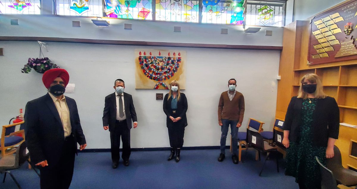 Today I joined <a href="/marievanderzyl/">Marie van der Zyl</a> &amp; <a href="/HollyLWhitbread/">Holly Whitbread</a> to visit Rabbi Rafi Goodwin. I am pleased to share he is doing well and recovering. 

Acts like this have no place in our communities, we all must work together, regardless of religion, race or politics to stamp out hate (1/2)