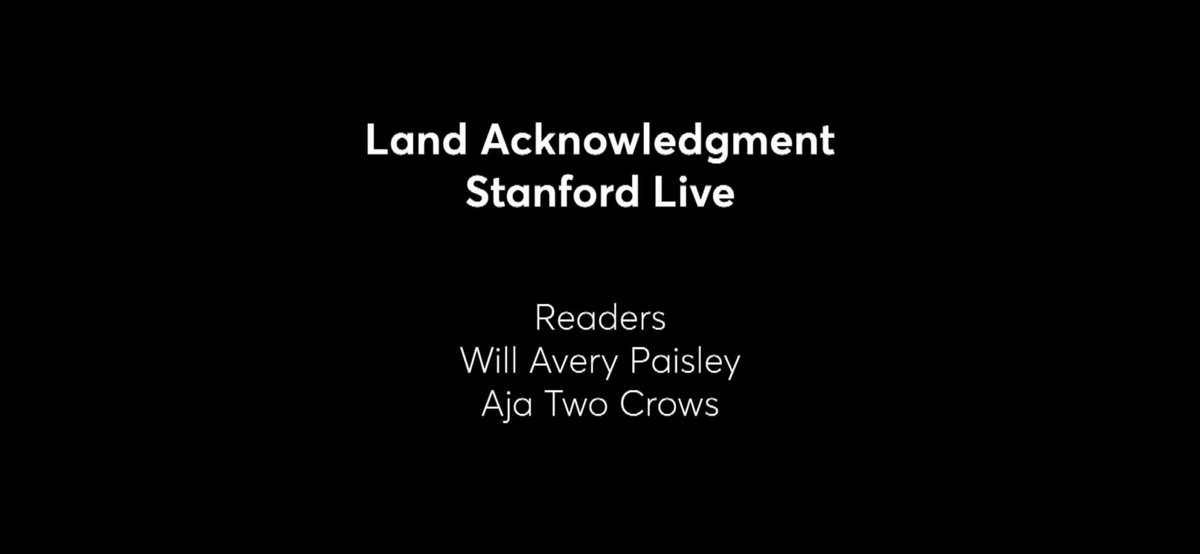 SawakoSono's tweet image. Truly appreciate the native land acknowledgment video at the Tech and Race conference, stating our  commitment to correcting and deepening our relationship to the native land. #RaceTechCS @StanfordDaily @p2173 @StanfordHAI @stanfordccsre @DigCivSoc