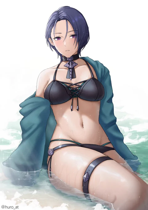 水着シャミアさんとかどっすか。

#ファイアーエムブレム風花雪月 #FE3H 