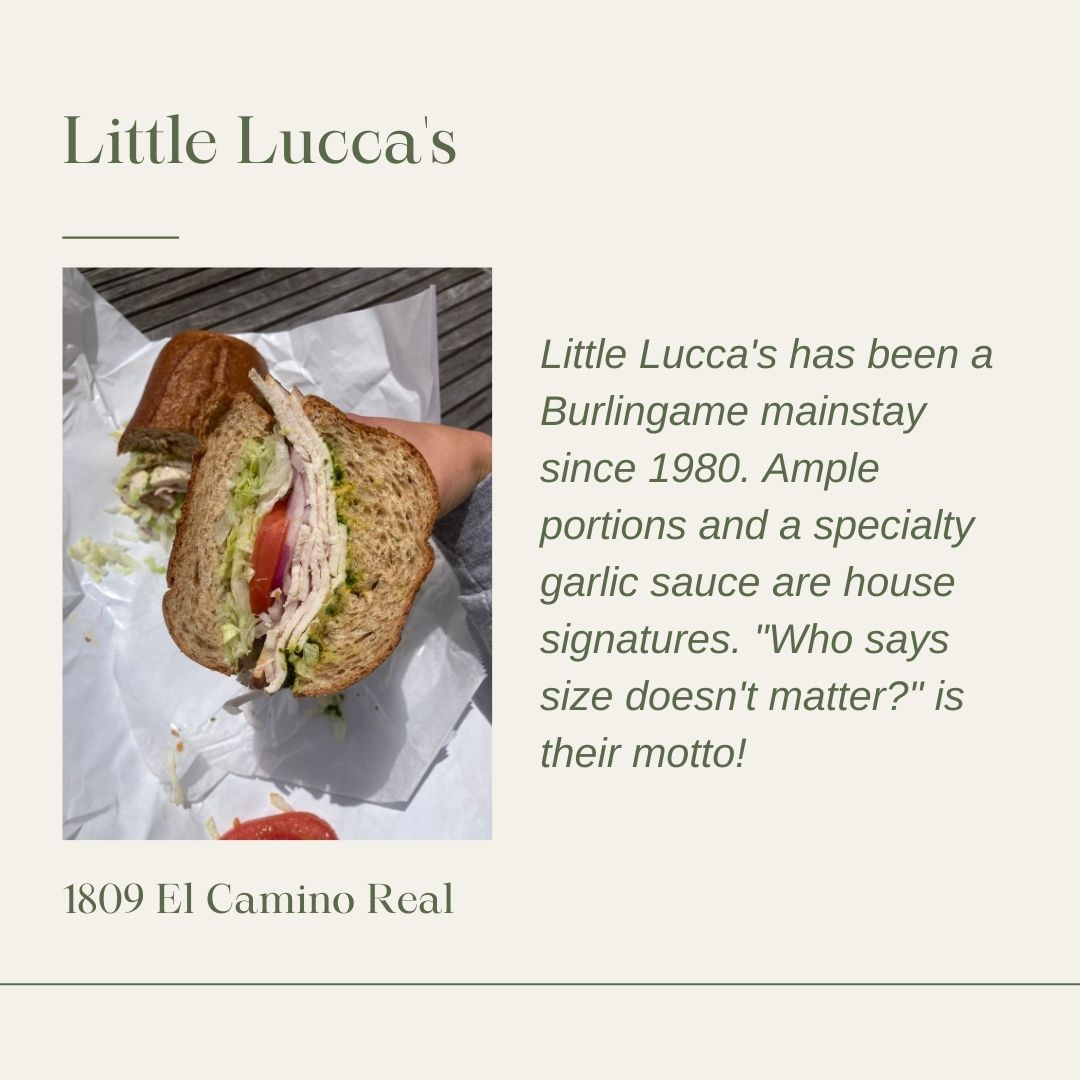 BurlingameCity's tweet photo. Little Lucca's Garlic Sauce is the perfect thing for all of us who add 5 cloves of garlic when the recipe calls for 1. #GarlicLife
Check out their menu: https://t.co/gOtcxsTO1c https://t.co/hmGi9hpY8I