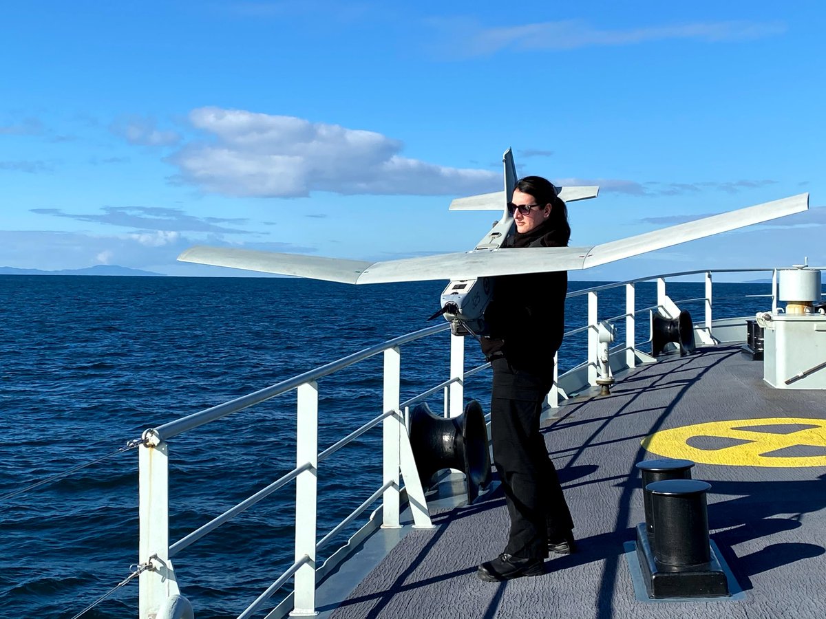 #HMCSBrandon has had eyes in the sky during #OpCARIBBE 👀🛩️
The crew has been using a maritime unmanned aerial system (MUAS), called the PUMA, or commonly known as a #drone, throughout their deployment.