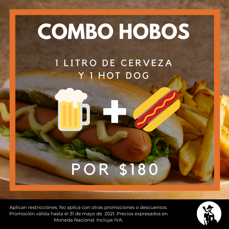 Llévate un litro de #Cerveza y un #HotDog por $180
🍺 + 🌭 = Felicidad