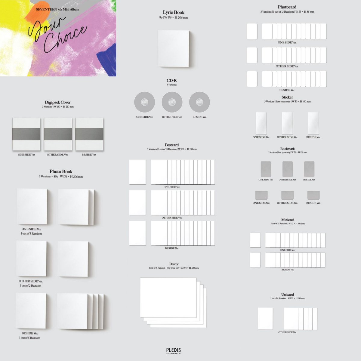 SeokSmile17's tweet photo. [PO 1] SEVENTEEN - YOUR CHOICE (KTOWN)
Open PO : 19 Mei - 30 Mei 2021
1 Album : IDR 295.000,-
1 Set : IDR 870.000,-
DP : 100k/album

Form order : https://t.co/whvzcxnJUM

✅Sealed
✅First Press
✅Terhitung Chart
✅Inc Ems Tax
✅Bisa pilih versi

Mau tanya2 boleh dm 😊🙏 https://t.co/GgA3Eg3cUk