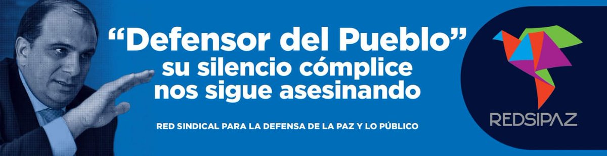 viva_memoria's tweet photo. @viva_memoria se une a las voces que exigen al Defensor del Pueblo su renuncia @DefensoriaCol no puede estar de espaldas cuando #NosEstanMasacrando
#RenuncieCamargo #RenuncieDefensor #DefendamoslaDefensoria
#DuqueParelaMasacre
@CIDH @CorteIDH @MisionONUCol @ONUHumanRights https://t.co/gMBBNzflzF